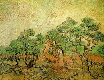 Olive Picking 3 Vincent van Gogh Ölgemälde